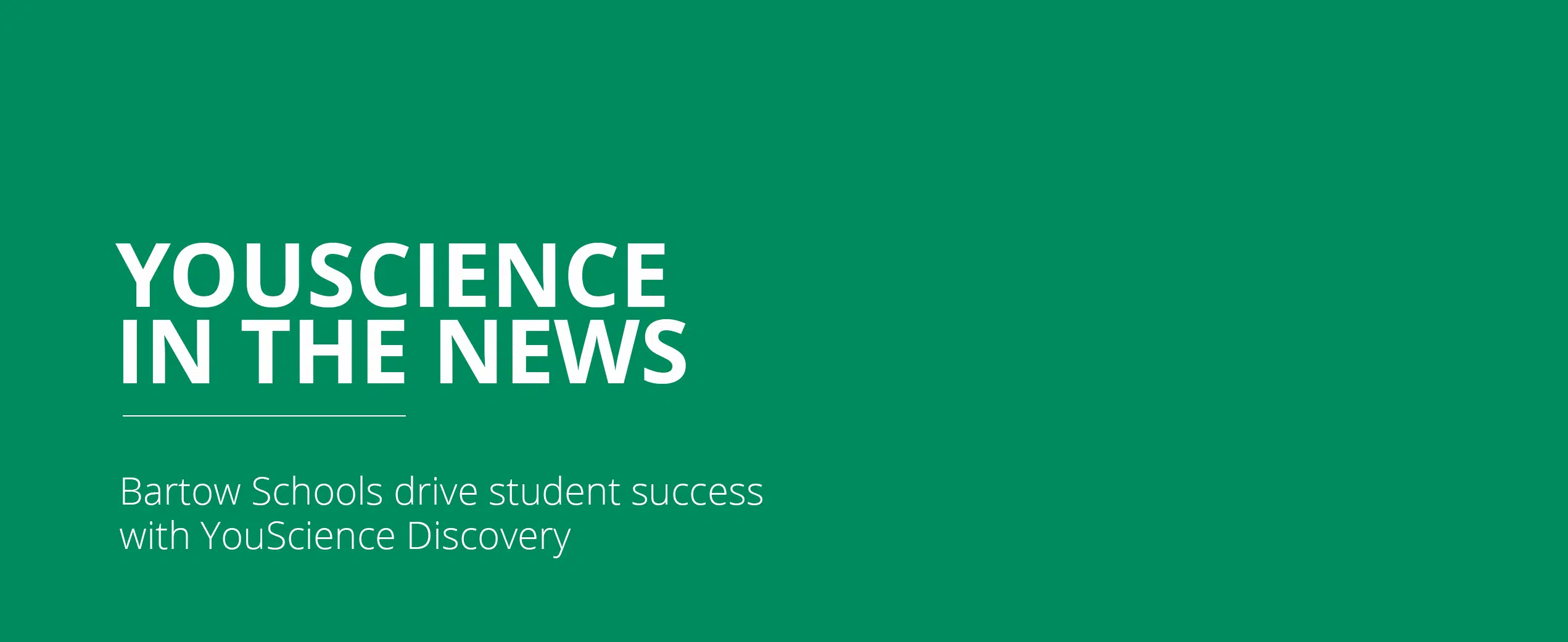 Bartow County Schools drive student success with YouScience Discovery