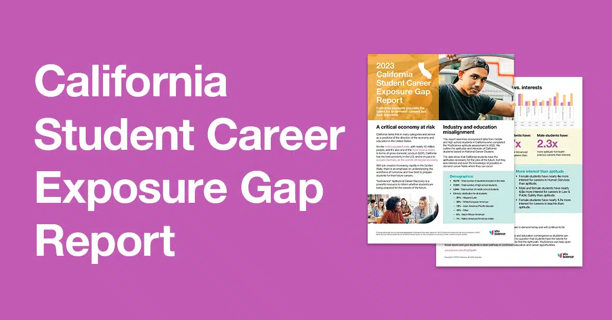 California student exposure gap report 2023