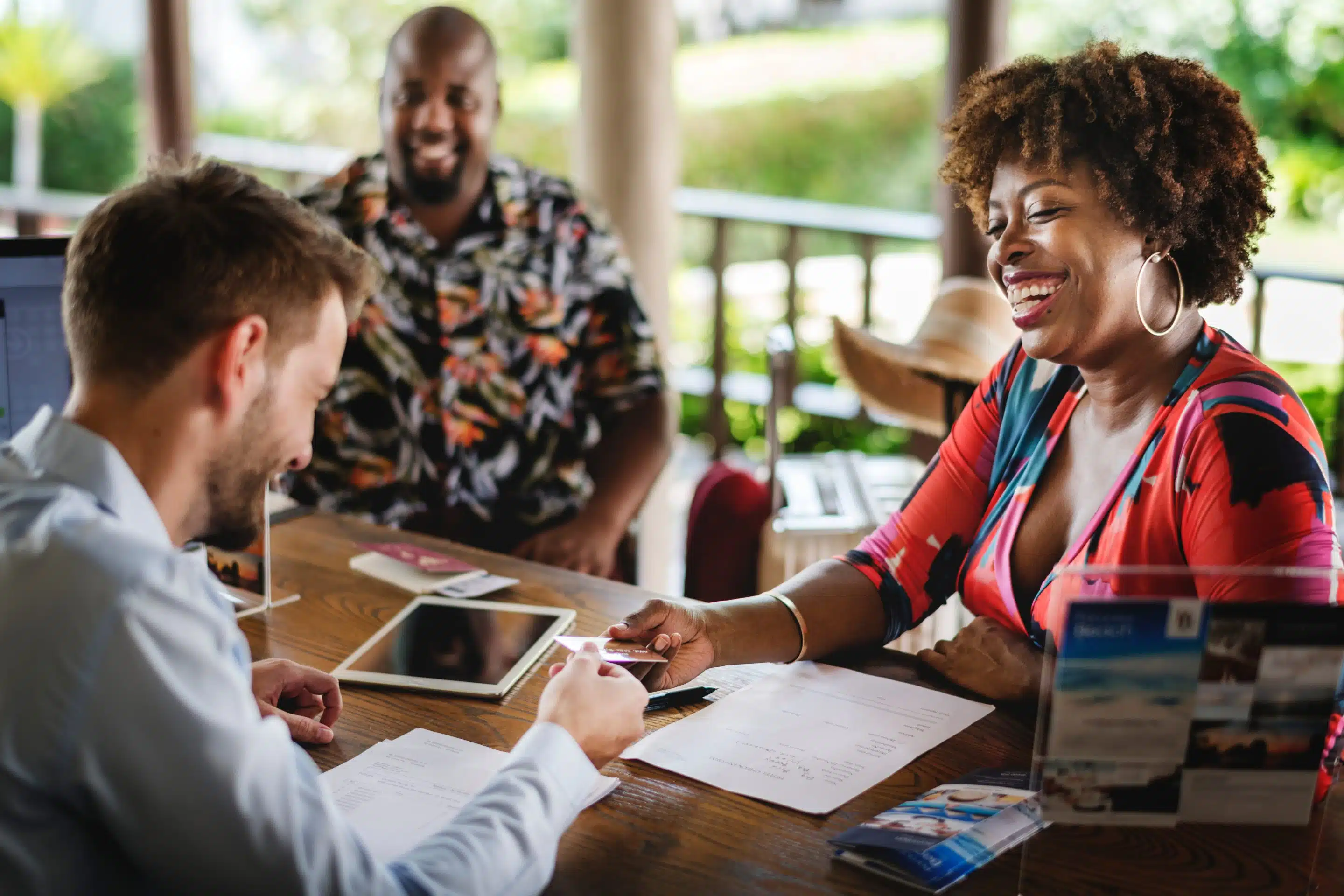 Lodging manager with clients