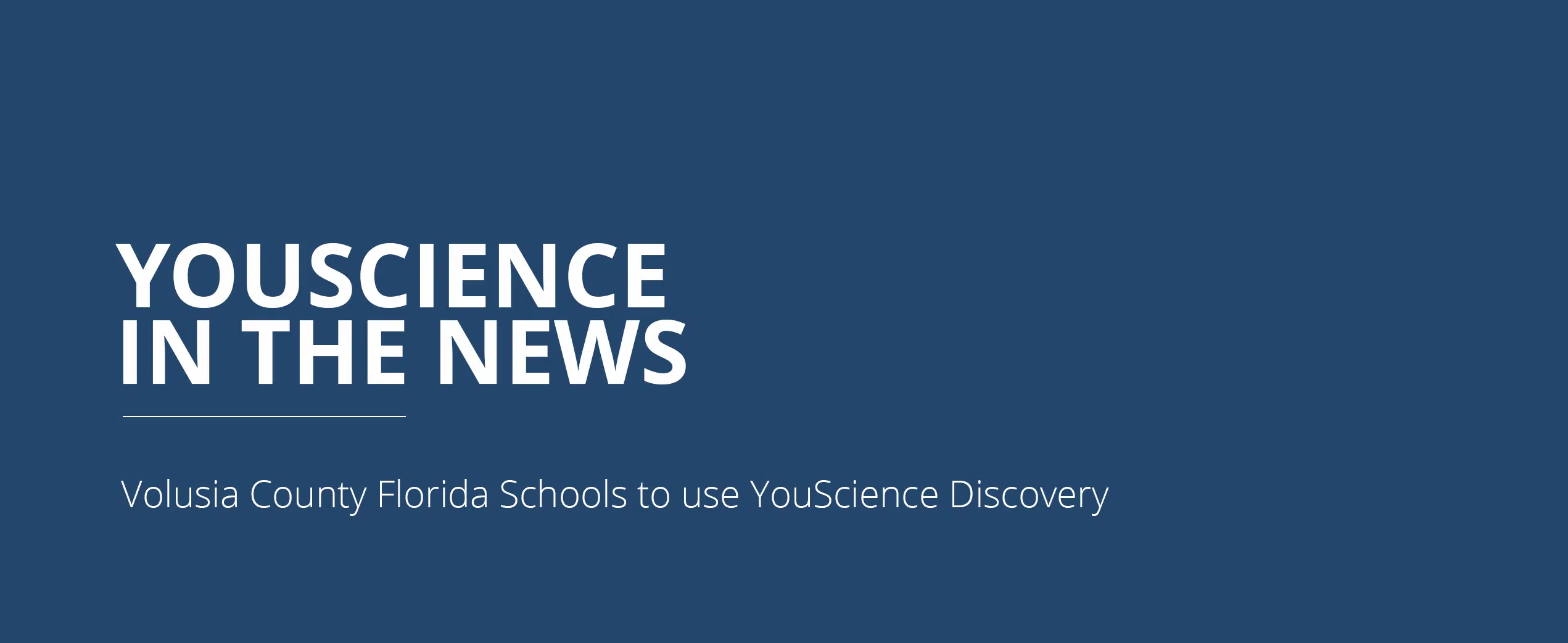 Daytona Regional Chamber and Volusia County Schools bring YouScience Discovery to local schools